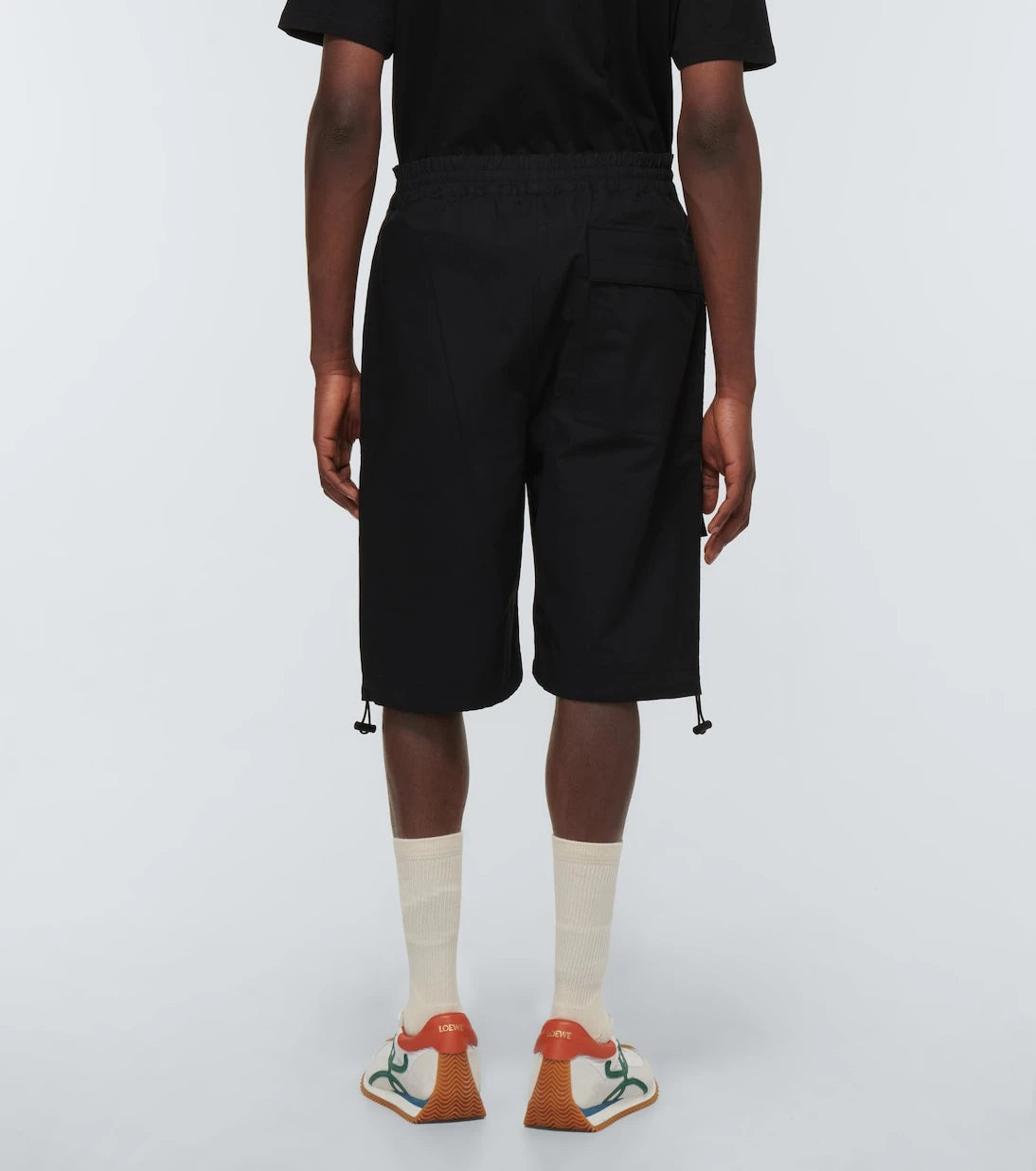 Loewe - Cotton drawstring shorts