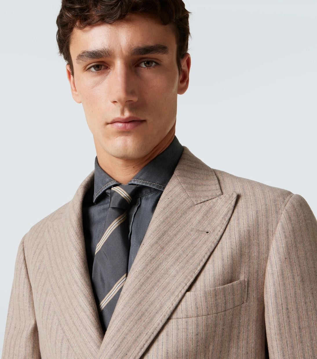 Brunello Cucinelli - Striped silk tie