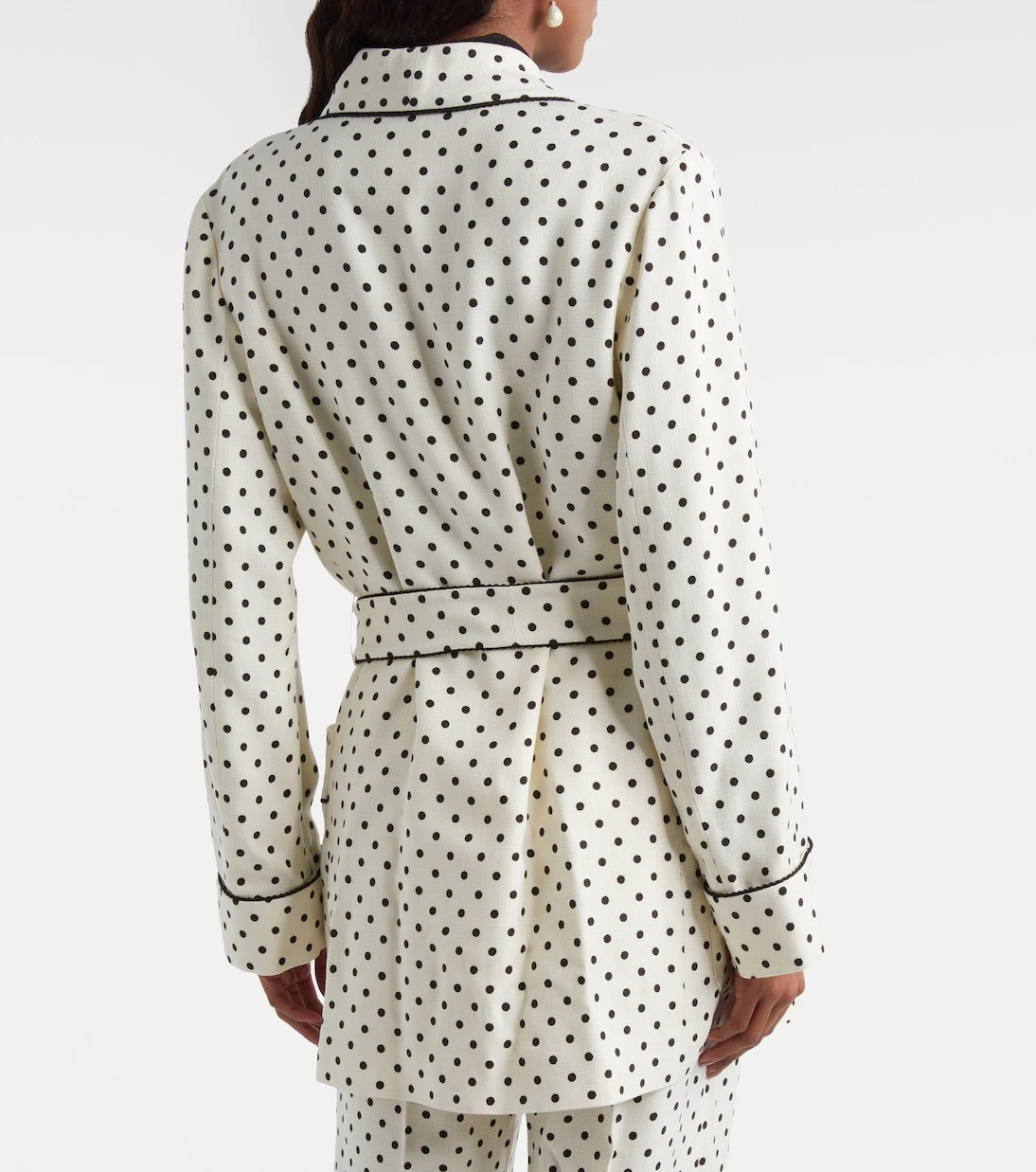 Valentino - Plus De Pois belted jacket