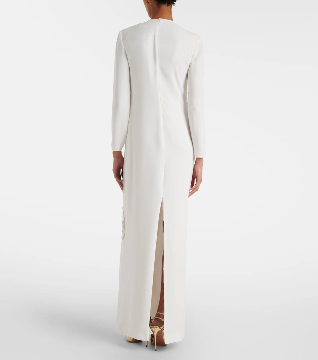 Costarellos - Zarie embellished crêpe gown