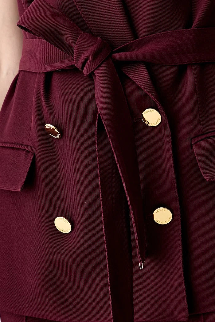 Marciano by Guess Kadın Viskoz Kruvaze Yelek RASHIDA