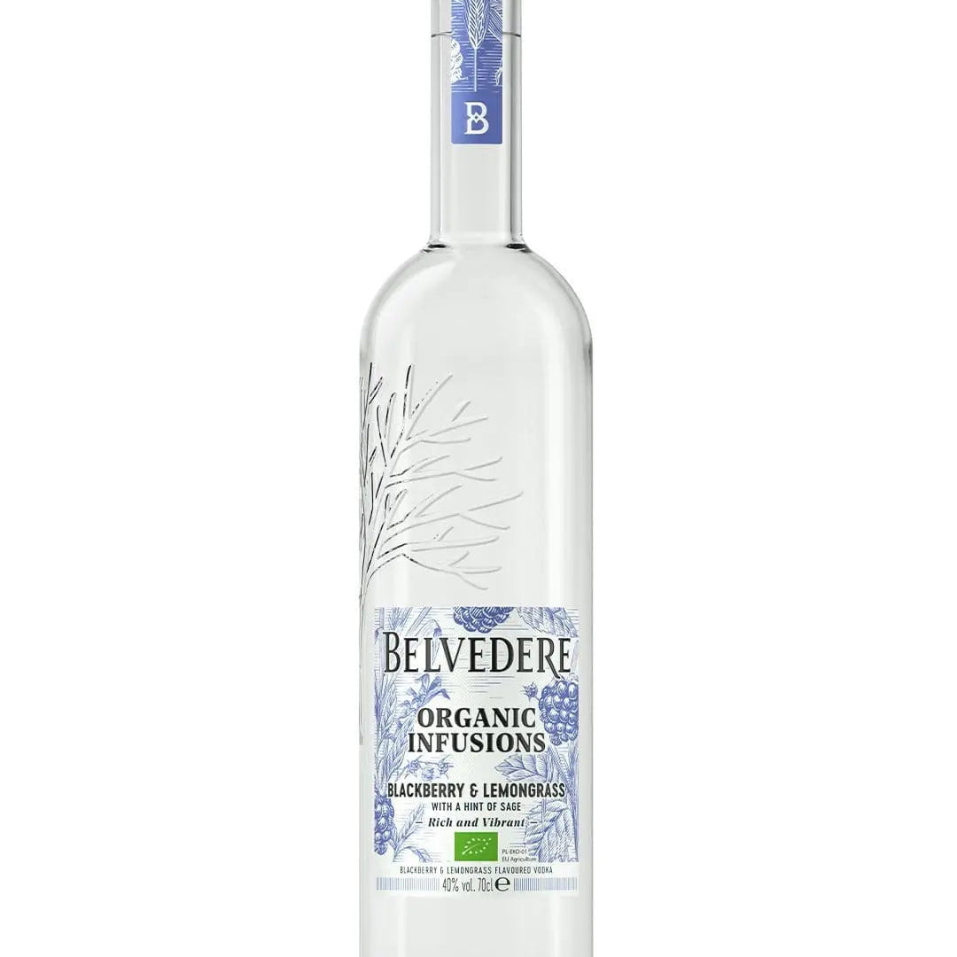 Belvedere Organic Infusions Blackberry & Lemongrass Vodka, 70 cl
