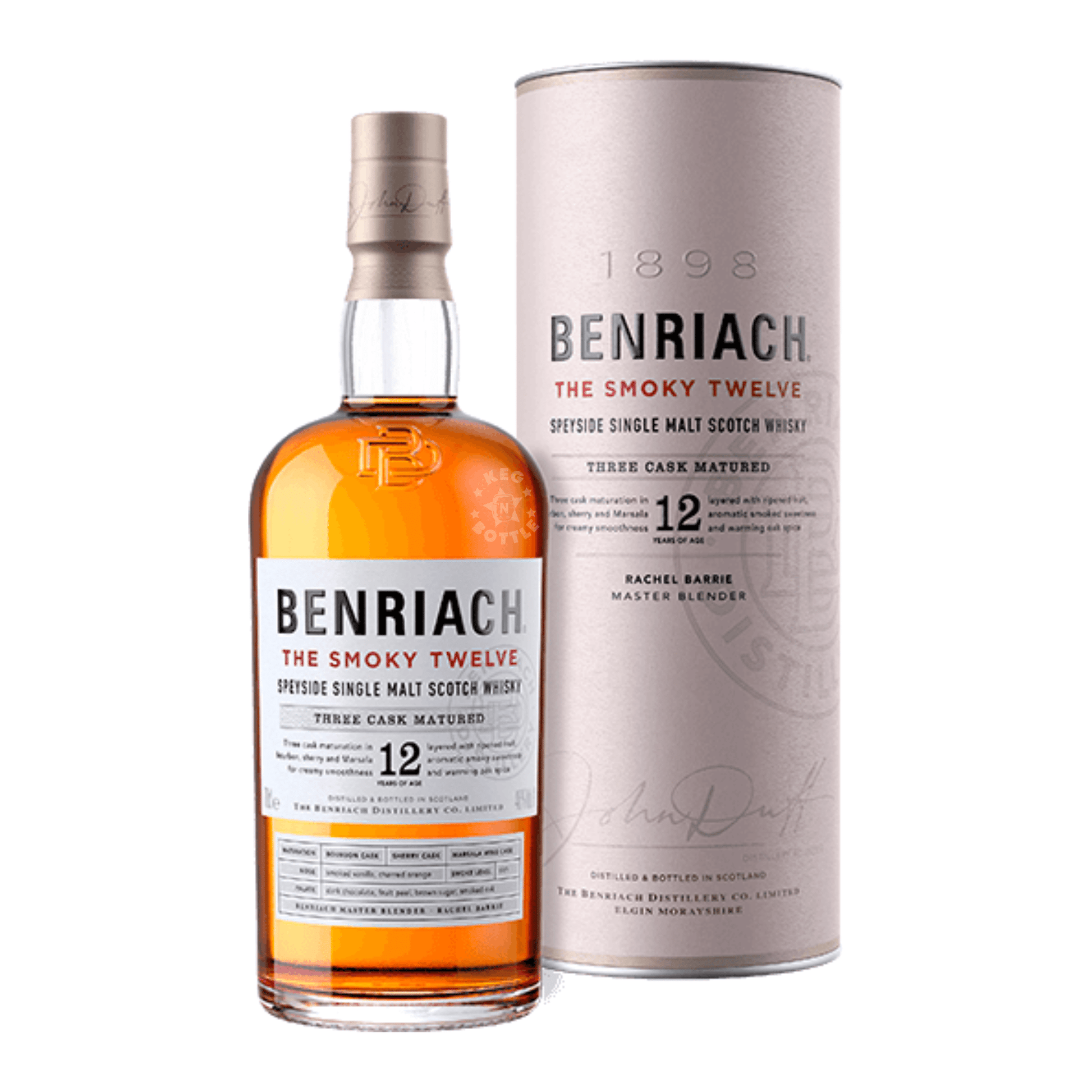 BenRiach The Smoky Twelve Single Malt Scotch Whiskey (750 ml)
