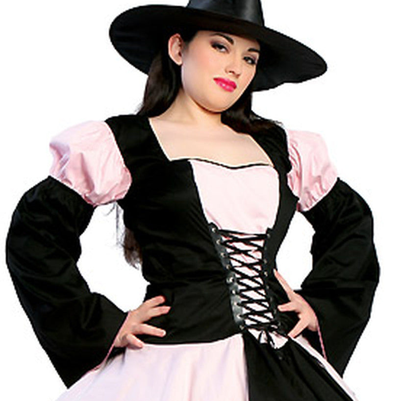 Curvy Pink Bewitching Halloween Costume