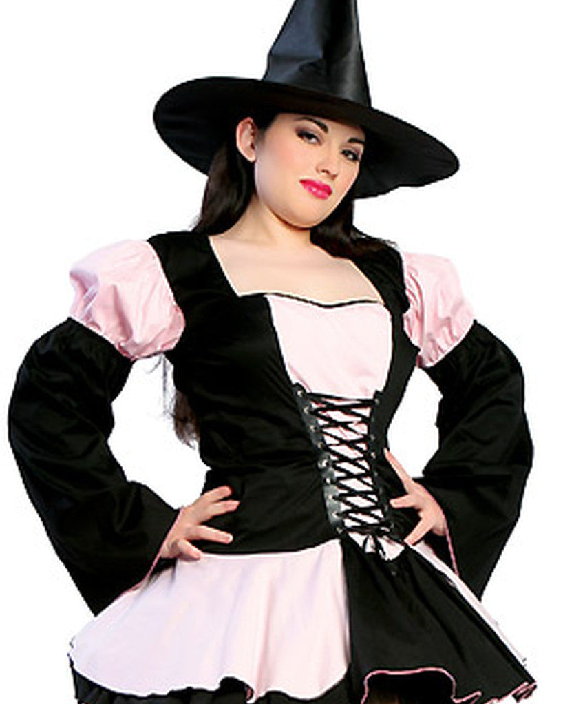 Curvy Pink Bewitching Halloween Costume