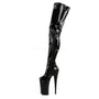 10" Heel Black Platform Crotch Boots*