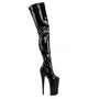 10" Heel Black Platform Crotch Boots*