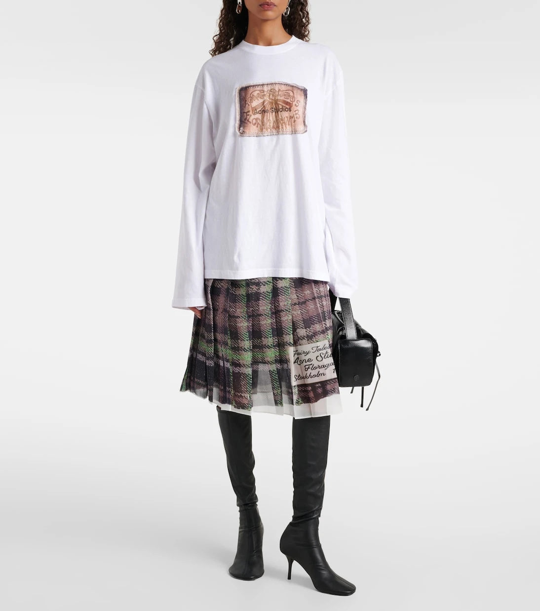 Acne Studios - Printed cotton jersey top