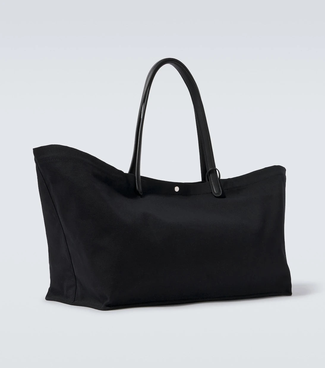 The Row - Idaho XL leather-trimmed canvas tote bag