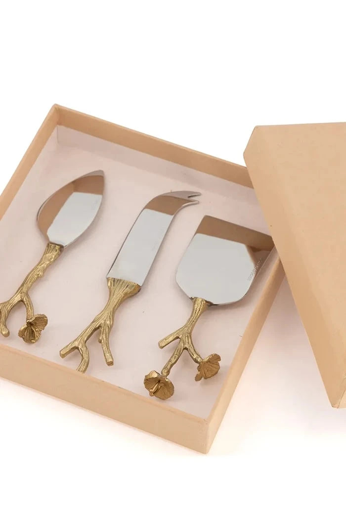 Doing Goods Ava Blossom Cheese Set Peynir Seti 17 x 17 x 4 cm
