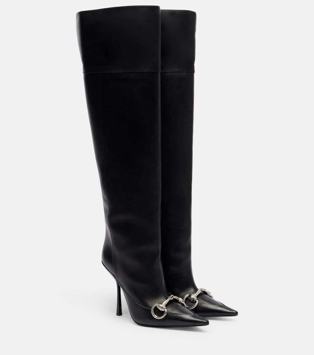 Gucci - Boulevard Horsebit leather knee-high boots