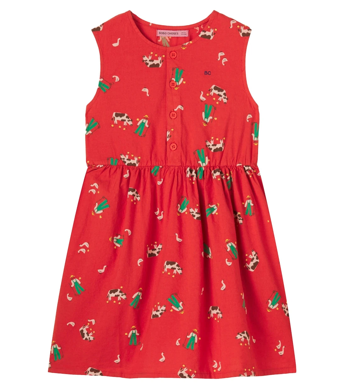 Bobo Choses - Farm Adventure printed cotton dress