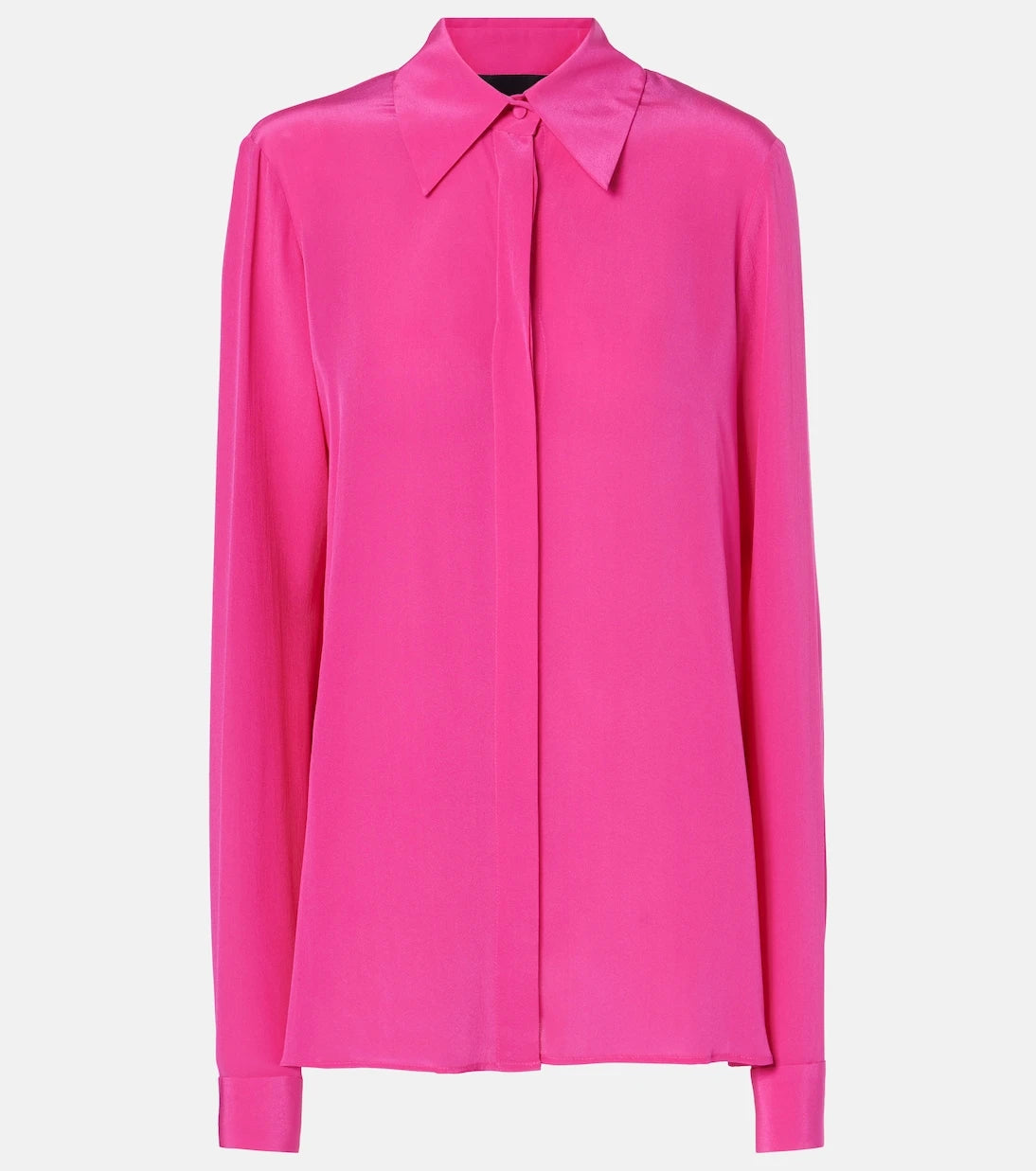 Costarellos - Keltie silk crêpe de chine shirt
