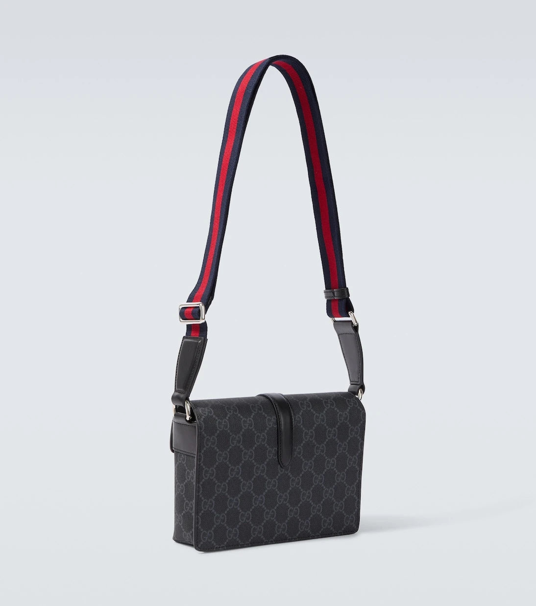 Gucci - GG Mini leather-trimmed crossbody bag