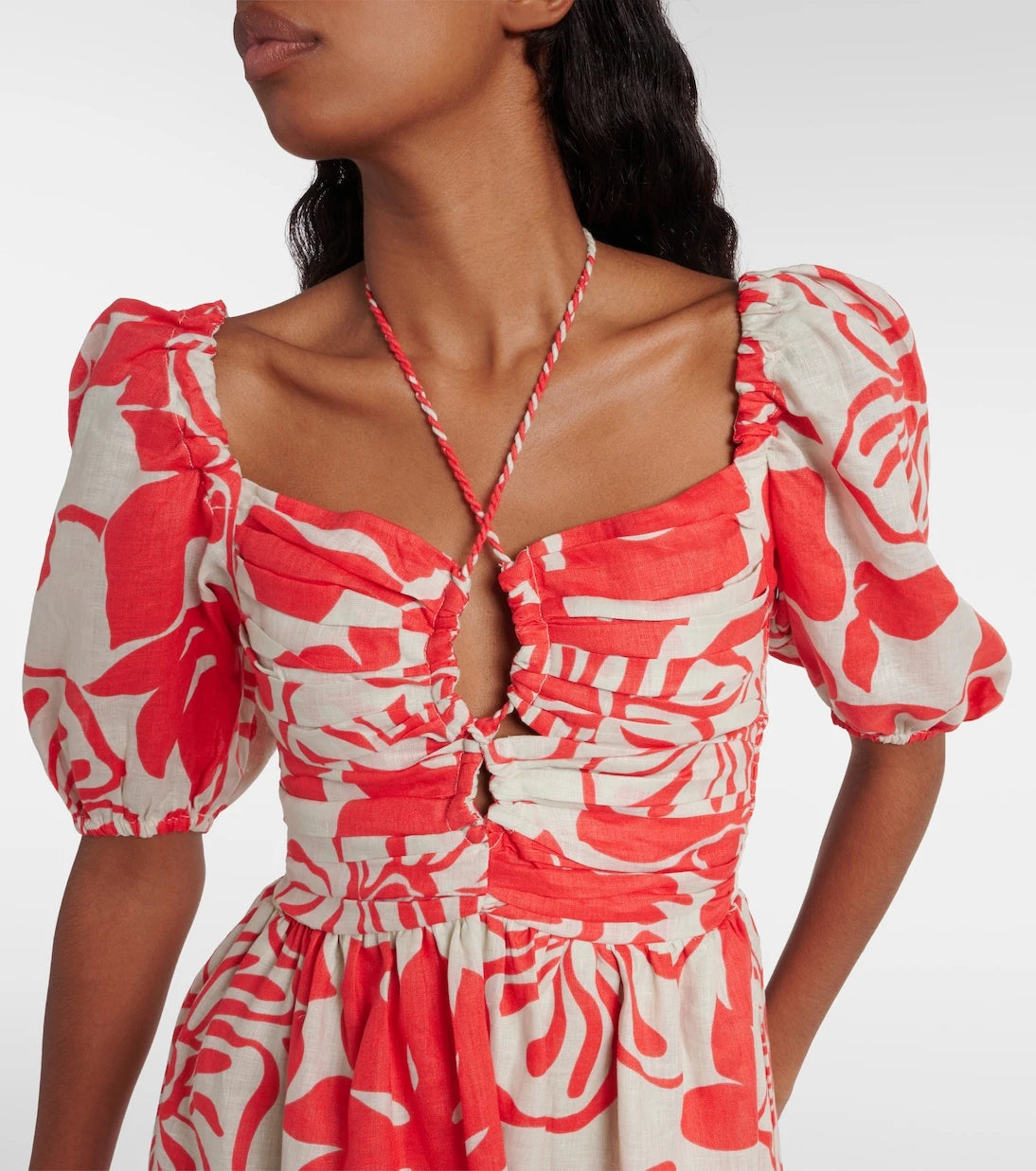 Faithfull - Odelia floral linen minidress