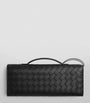 Bottega Veneta Black Leather Andiamo Clutch Bag