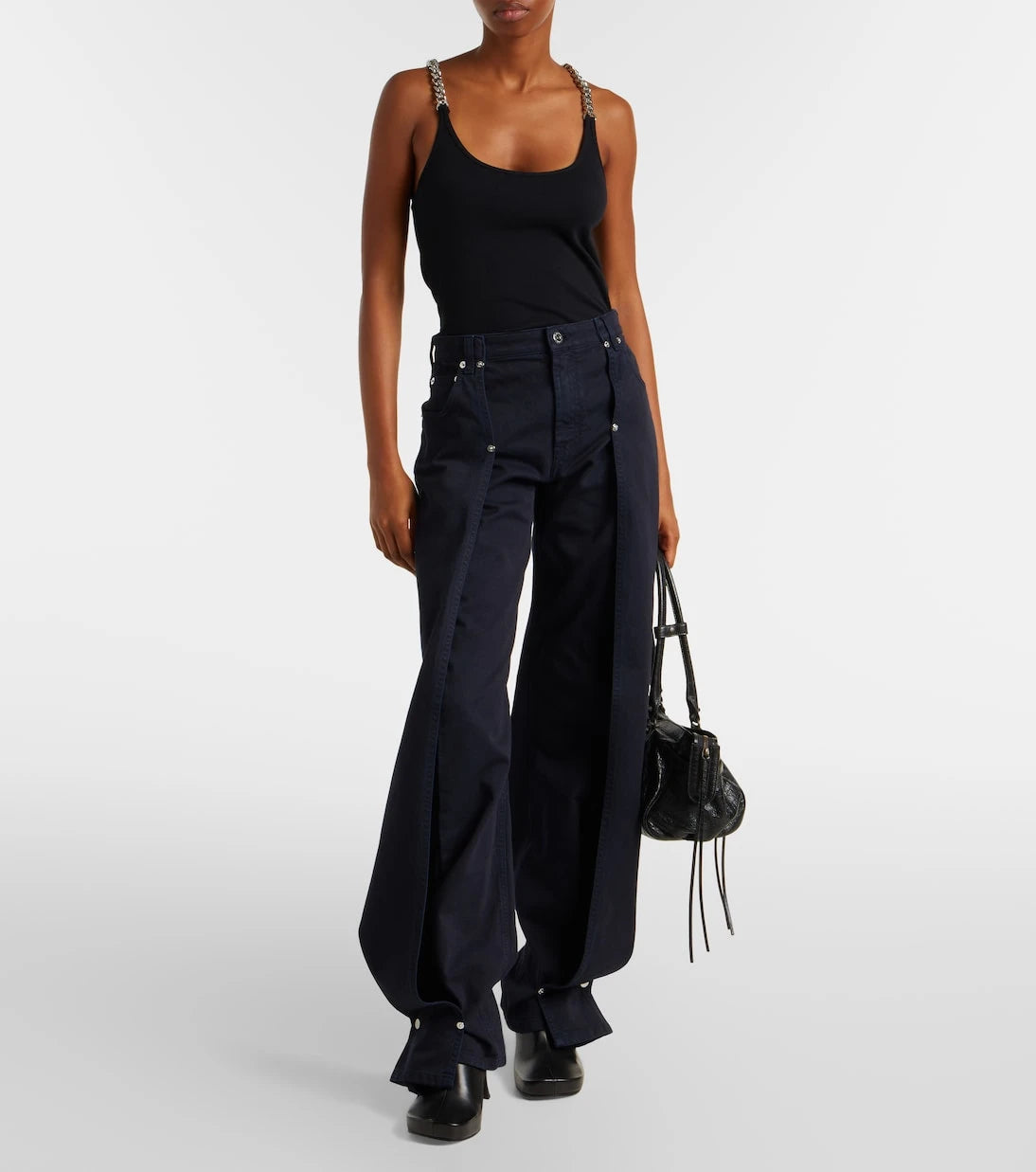 Jean Paul Gaultier - Low-rise wide-leg jeans