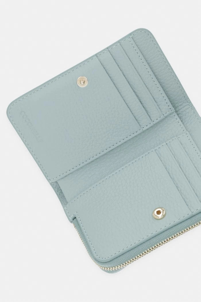 Coccinelle портфейл от кожа METALLIC SOFT
