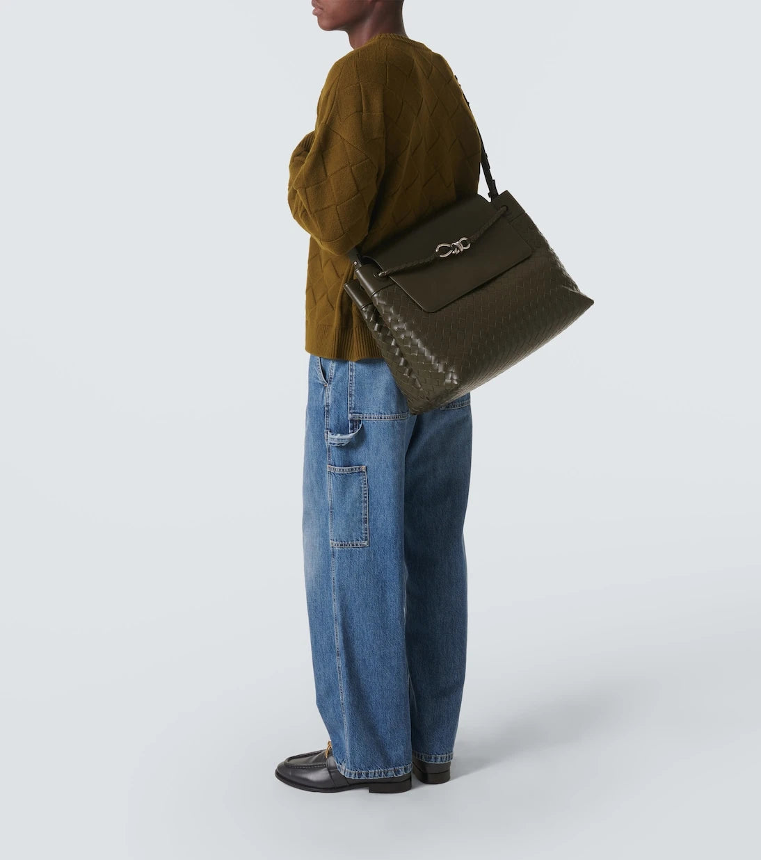 Bottega Veneta - Andiamo Large leather messenger bag