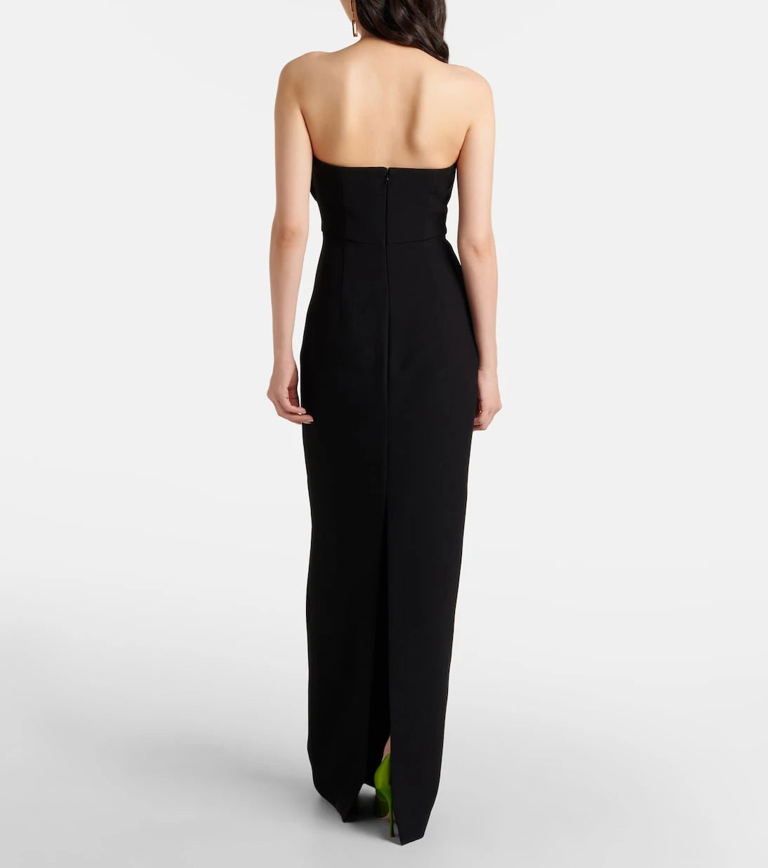 Roland Mouret - Floral asymmetric corset gown