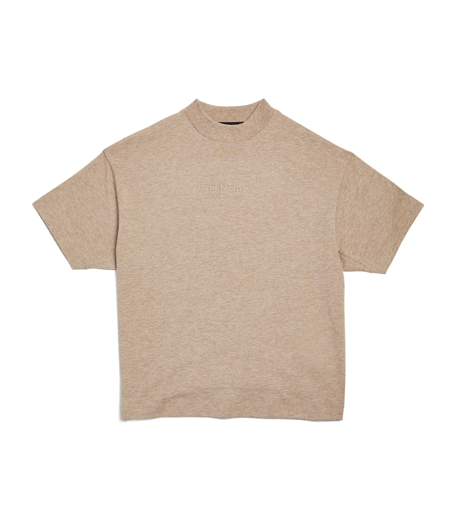 FEAR OF GOD ESSENTIALS KIDS Cotton Logo T-Shirt (2-16 Years)
