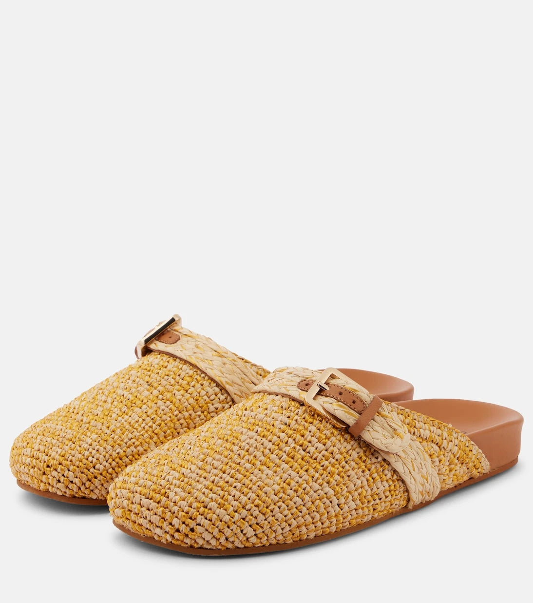 Clergerie - Quinta raffia mules