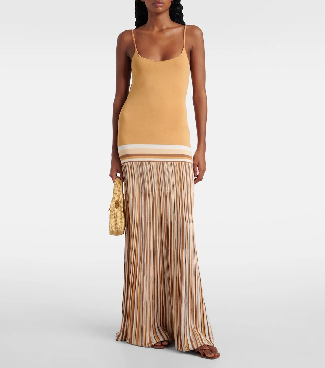 Faithfull - Citara knitted cotton-blend maxi dress