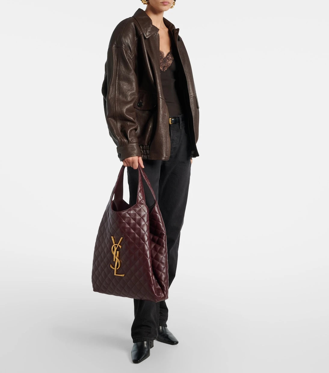Saint Laurent - Icare Maxi leather shopper
