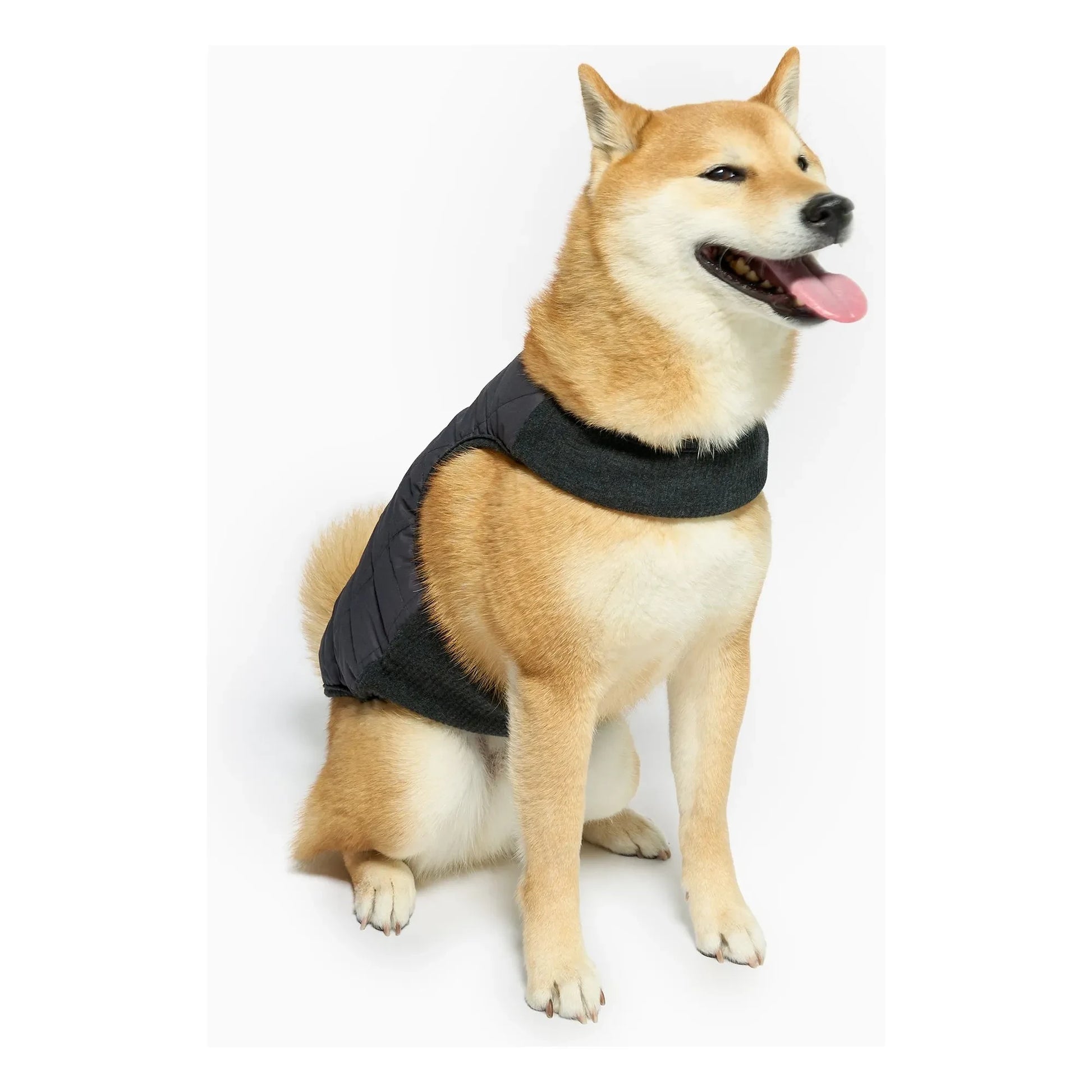 The Furry Folks - Reversible down jacket | Black