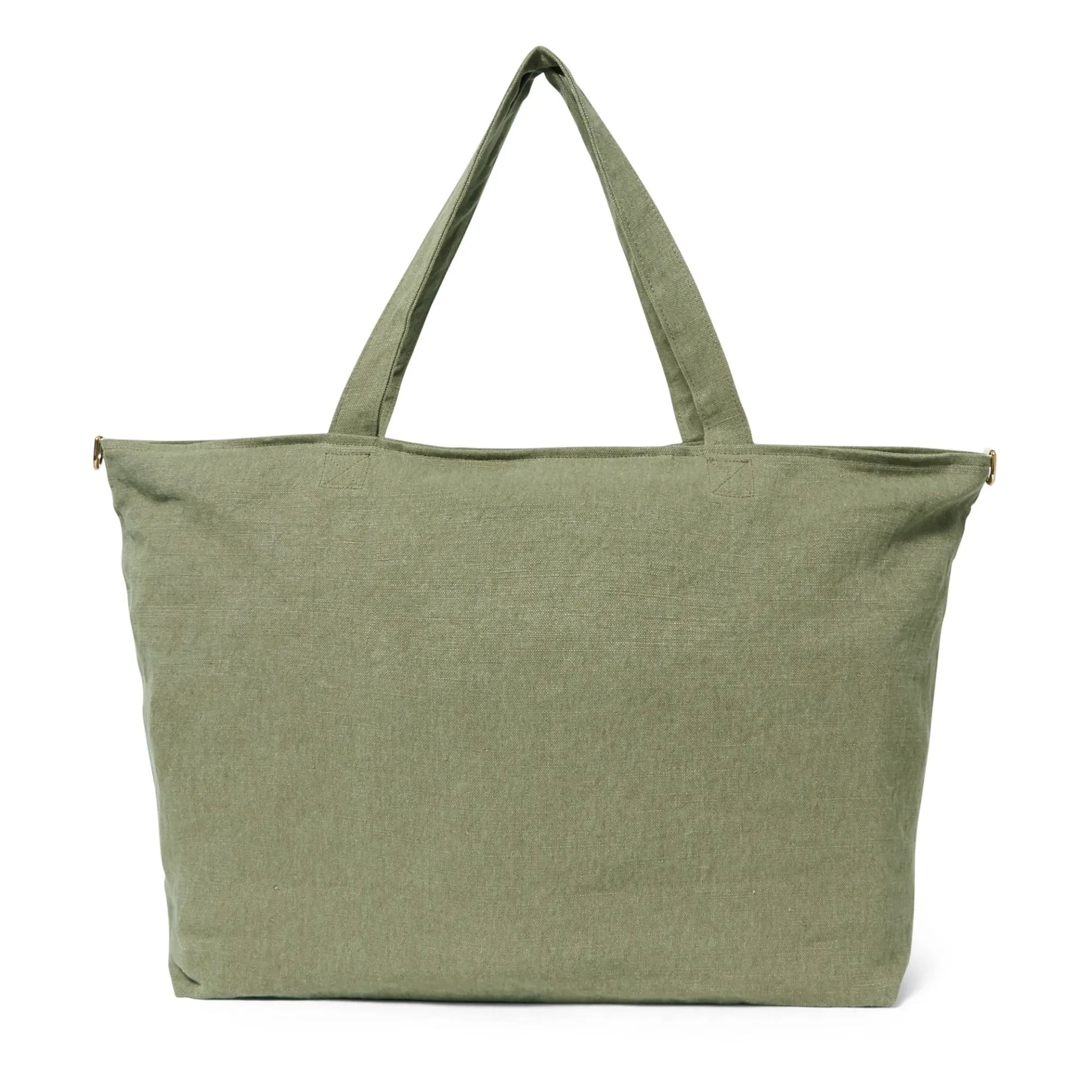 Adorna - Caroline Linen Weekend Bag | Khaki