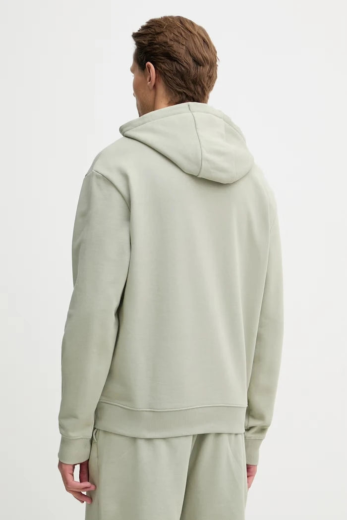 HUGO kapüşonlu erkek pamuklu sweatshirt Dapo