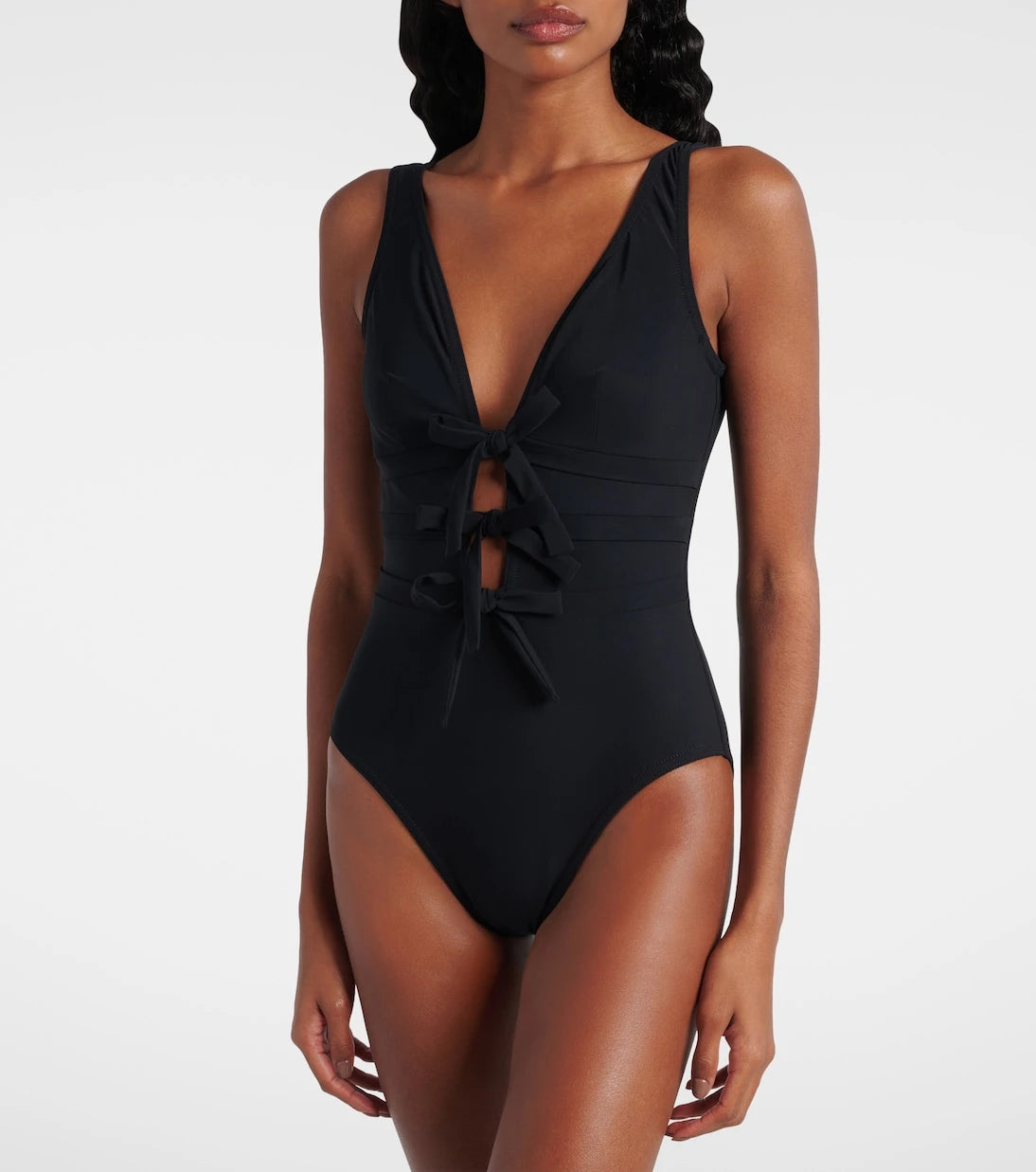 Karla Colletto - Lenora bow-detail swimsuit
