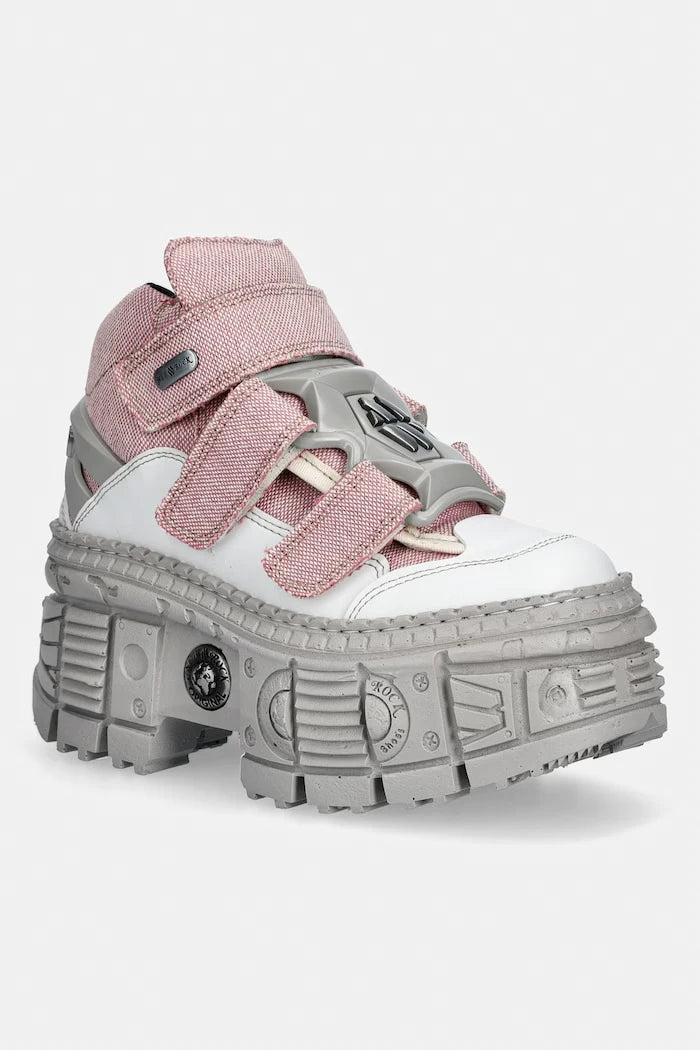New Rock Kadın Bot VEGAN BLANCO, ECOBAR ROSA, TANK CASCO P