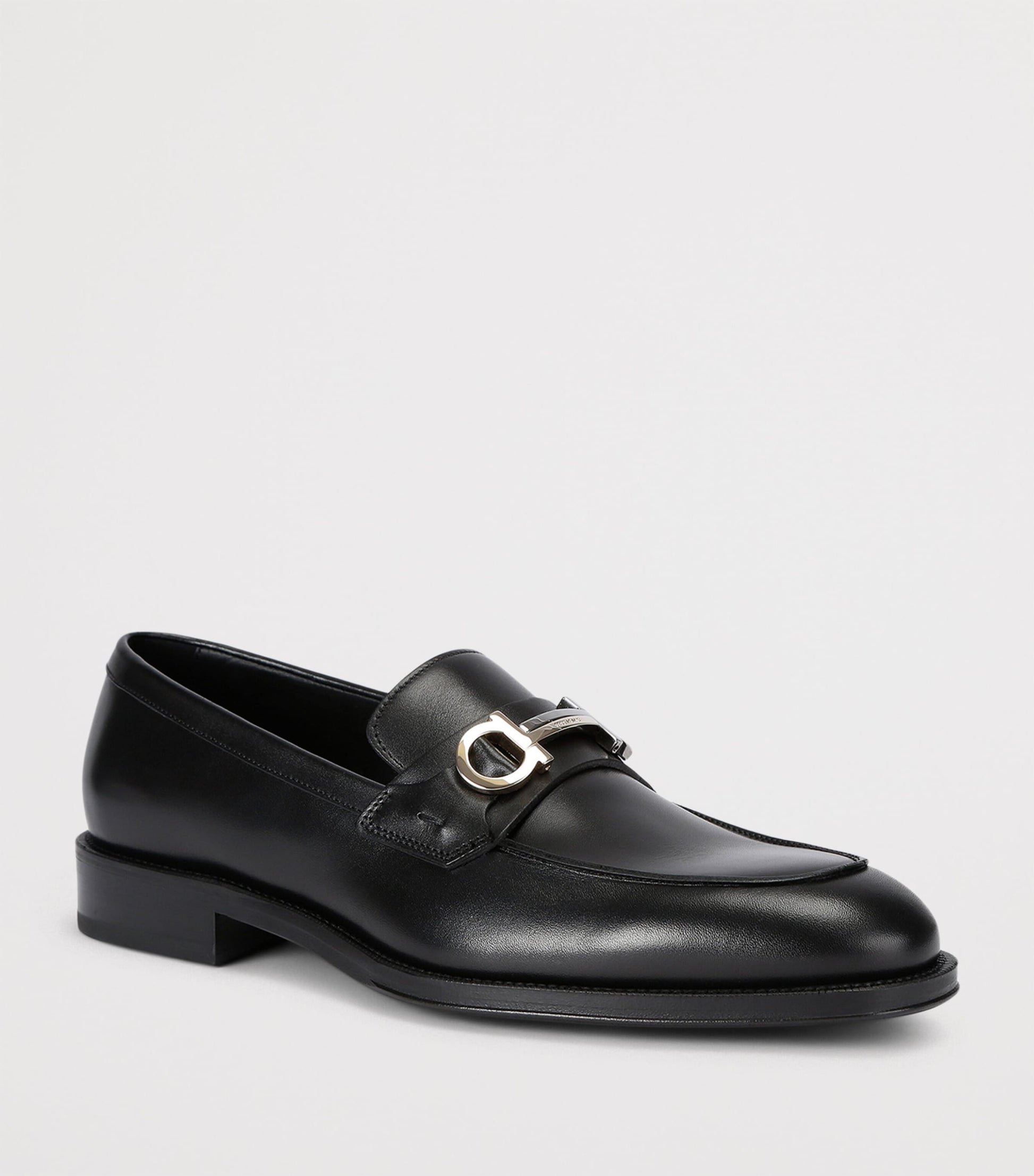 Salvatore Ferragamo Leather Benedict Loafers