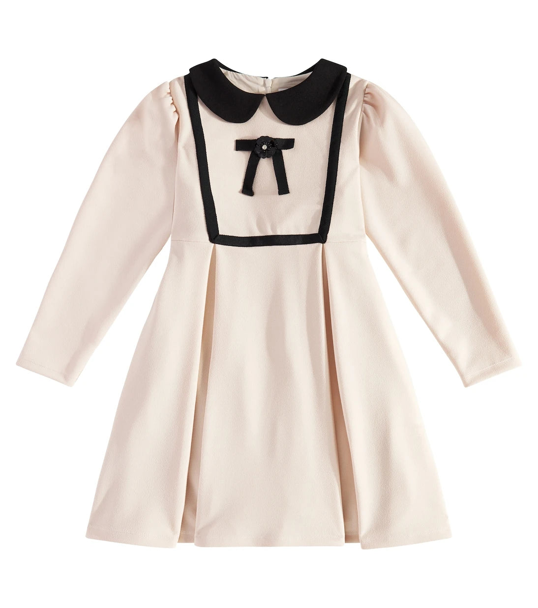 Patachou - Bow-detail pleated dress