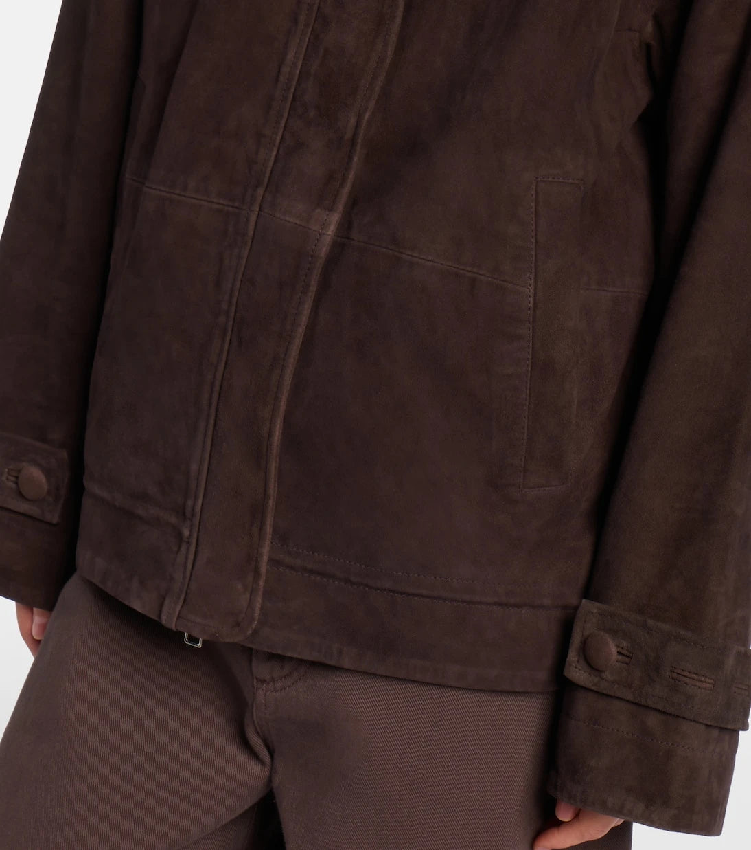 Rotate - Kamala oversized suede jacket