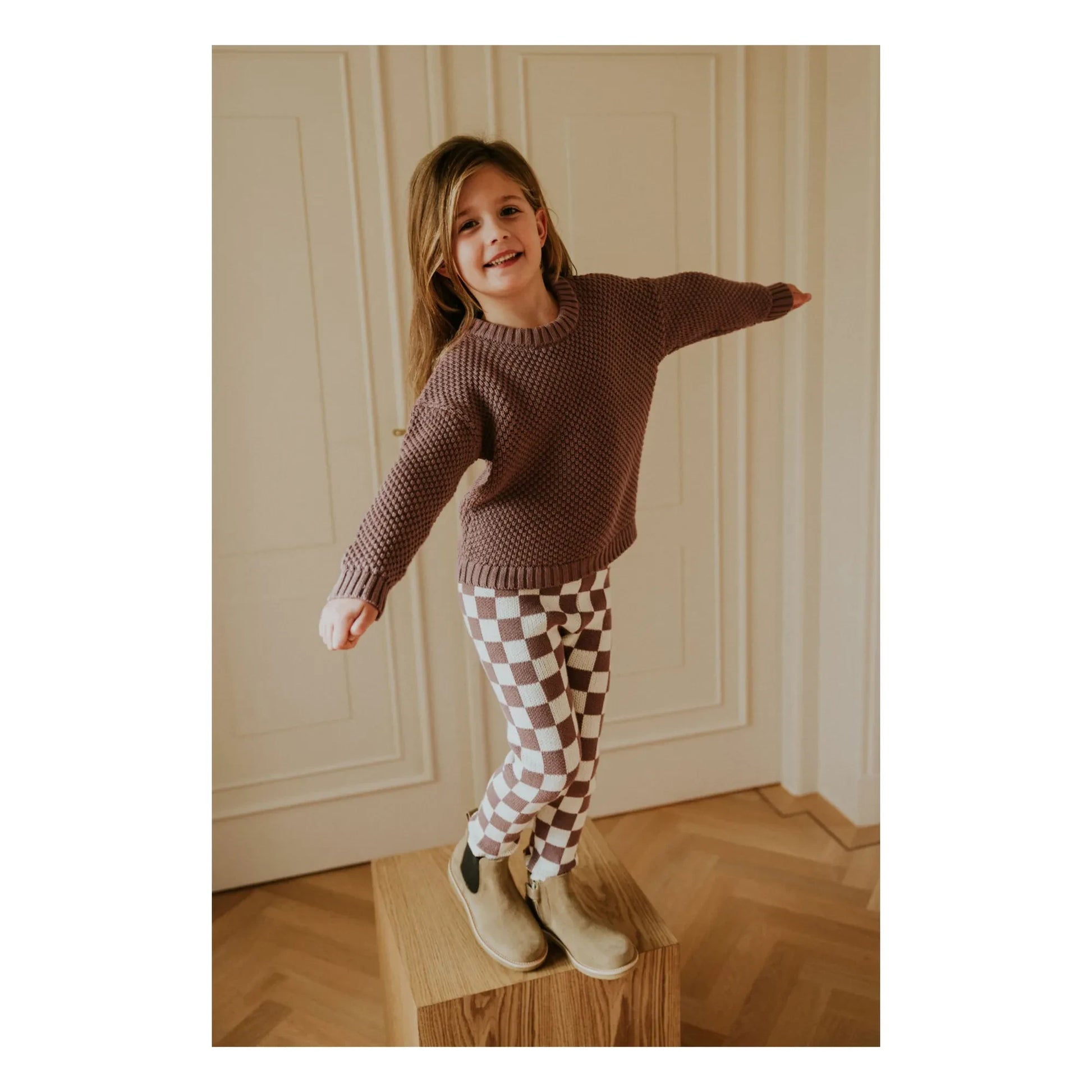 Yuki - Kyoto organic cotton sweater | Mauve