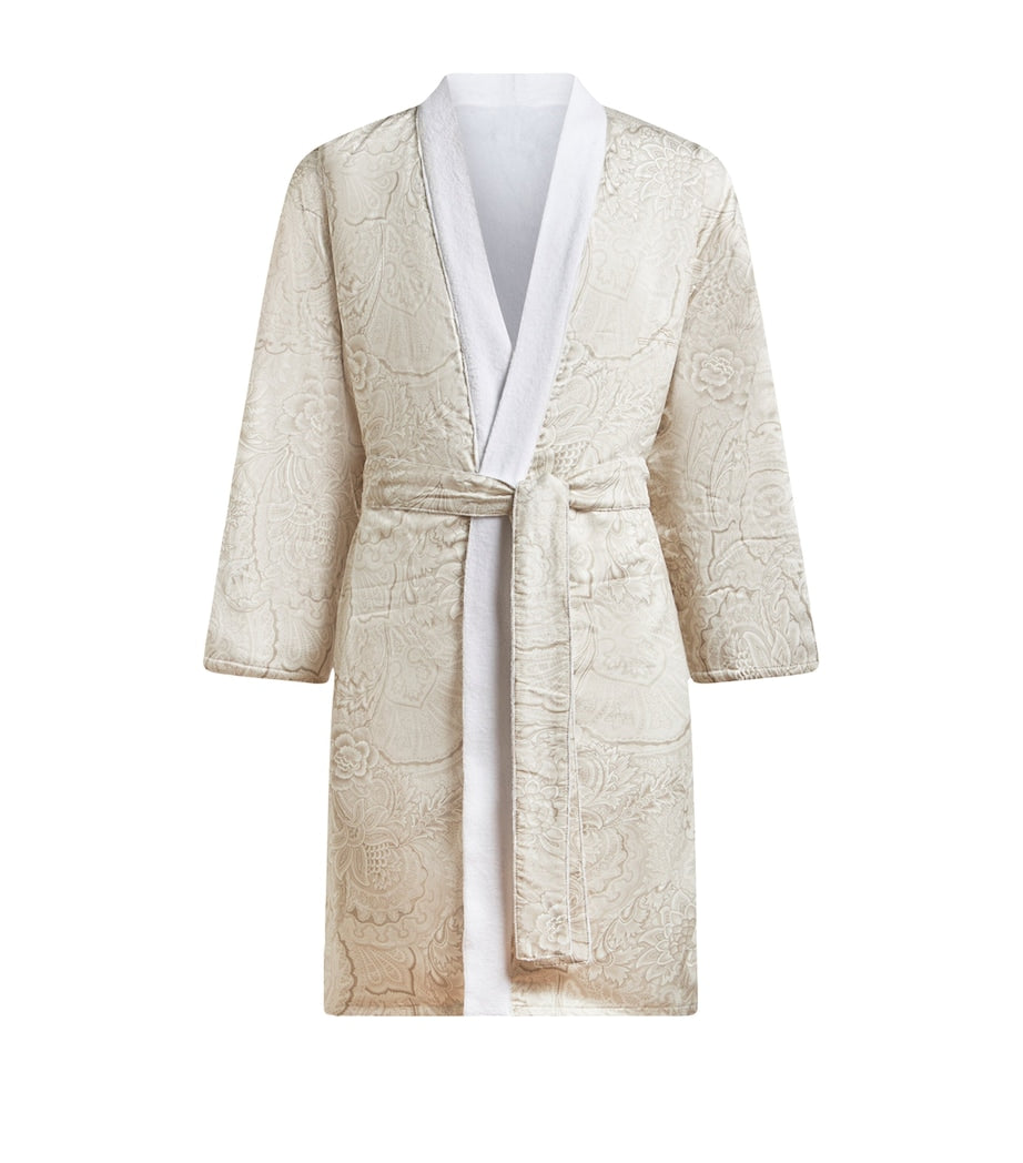 Etro Cotton Bloom Bathrobe (Small)