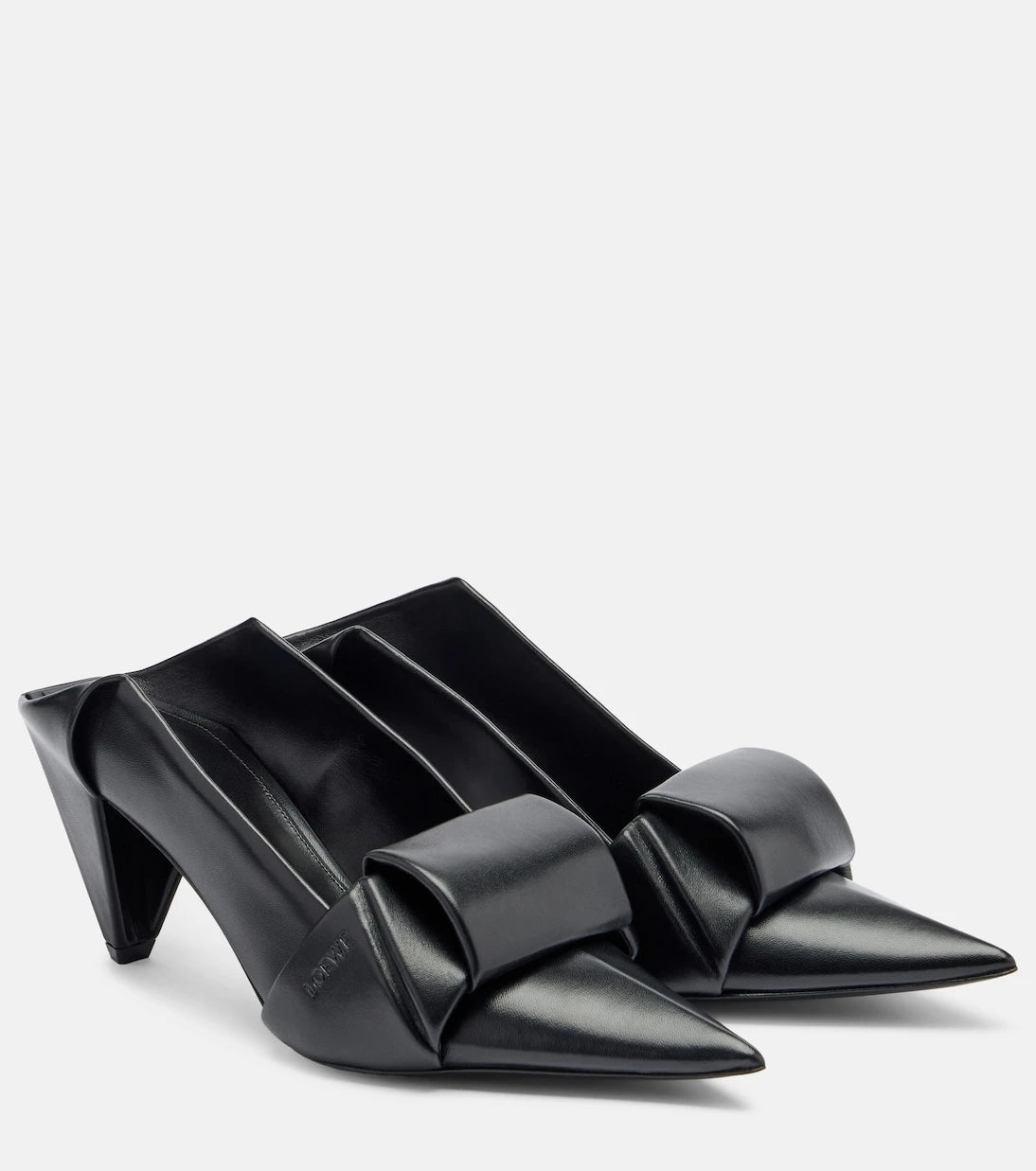 Loewe - حذاء ميولز أوريجامي الجلدي