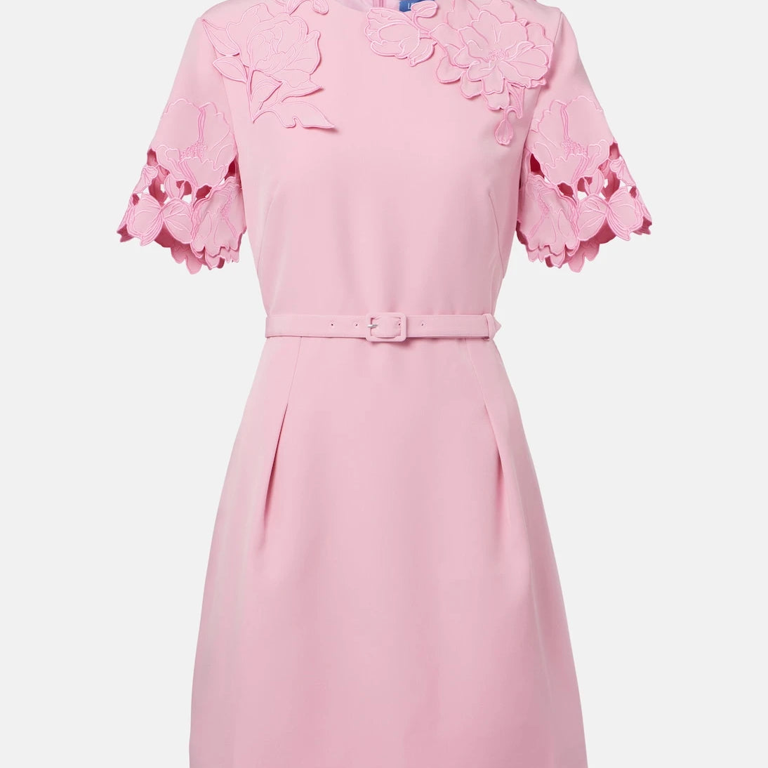 Leo Lin - Aurelie floral-appliqué minidress