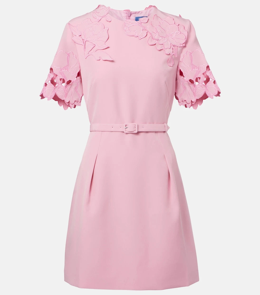 Leo Lin - Aurelie floral-appliqué minidress