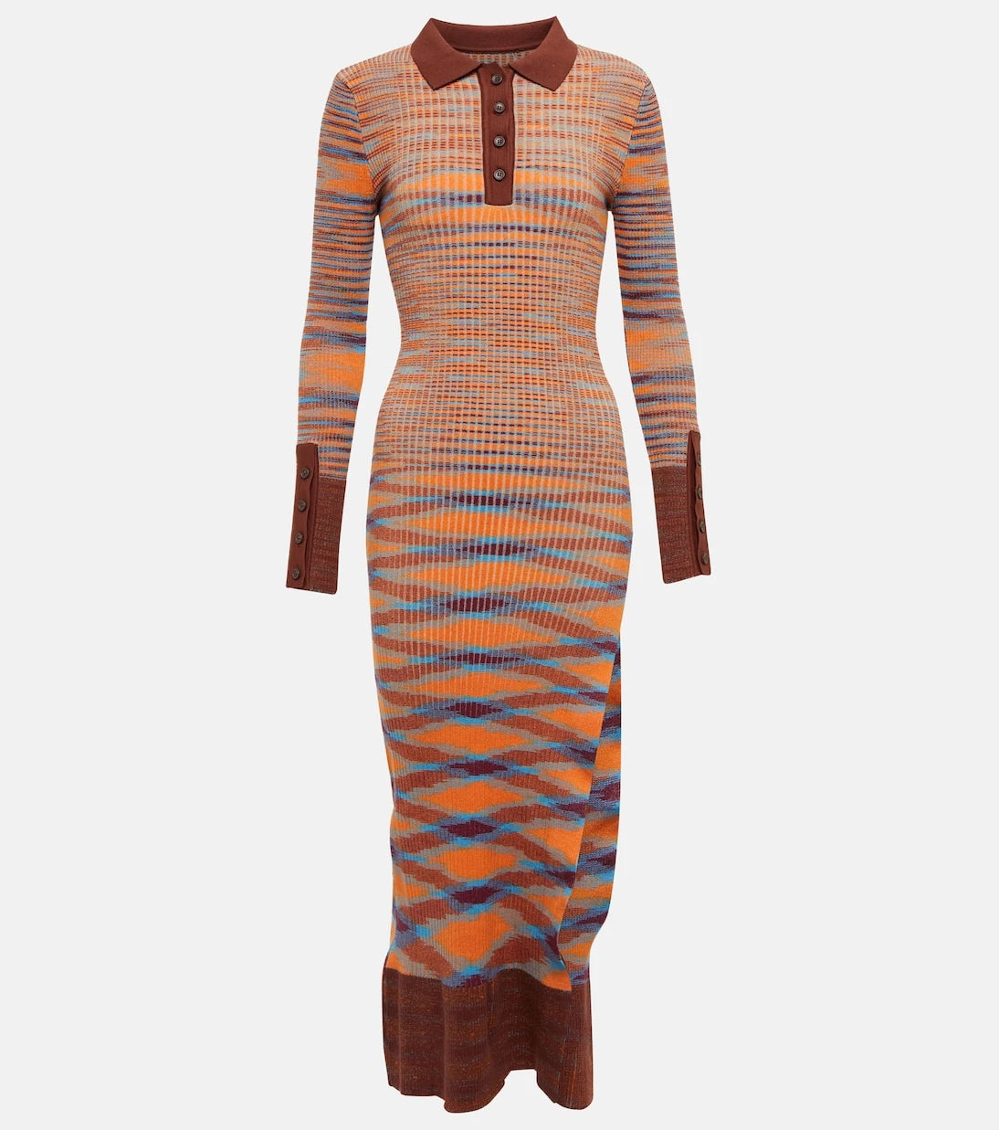 Jacquemus - La Robe Zucca cotton-blend midi dress