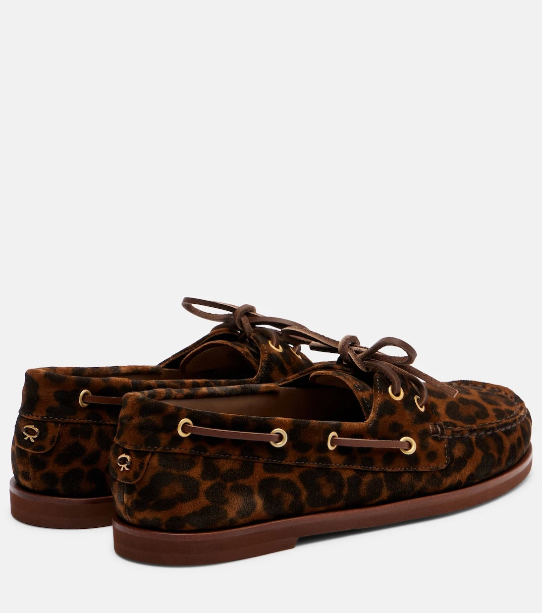 Gianvito Rossi - Vandee leopard-print suede boat shoes