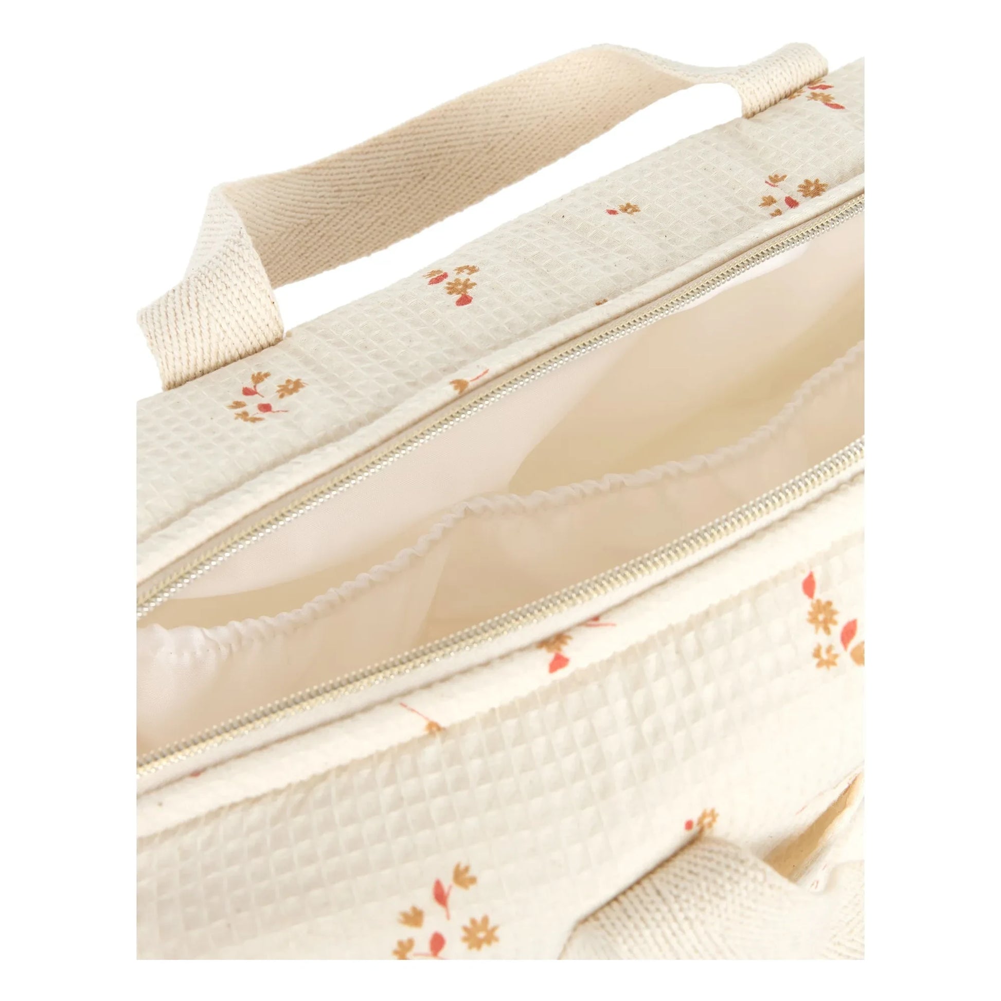 Nobodinoz - Gala Opera lily waterproof diaper bag | Ecru