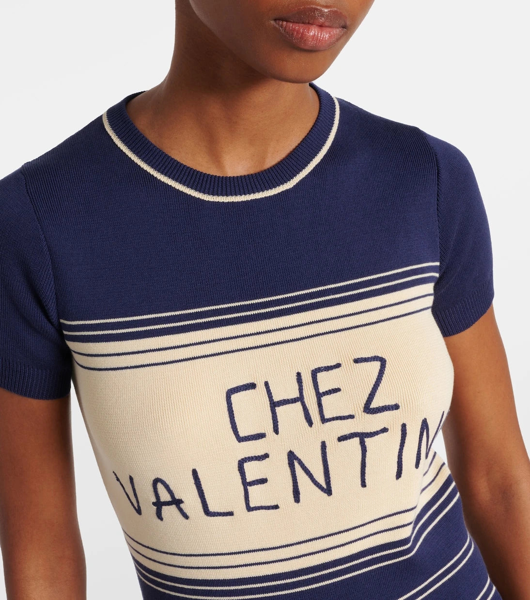 Valentino - Chez Valentino cotton T-shirt