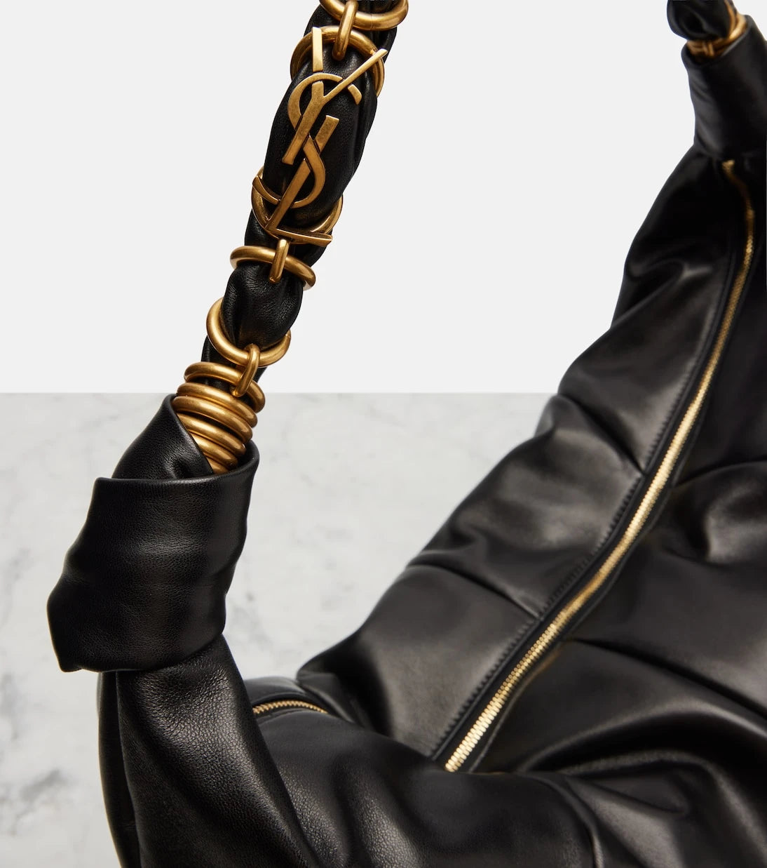 Saint Laurent - Amalia Cassandre leather shoulder bag