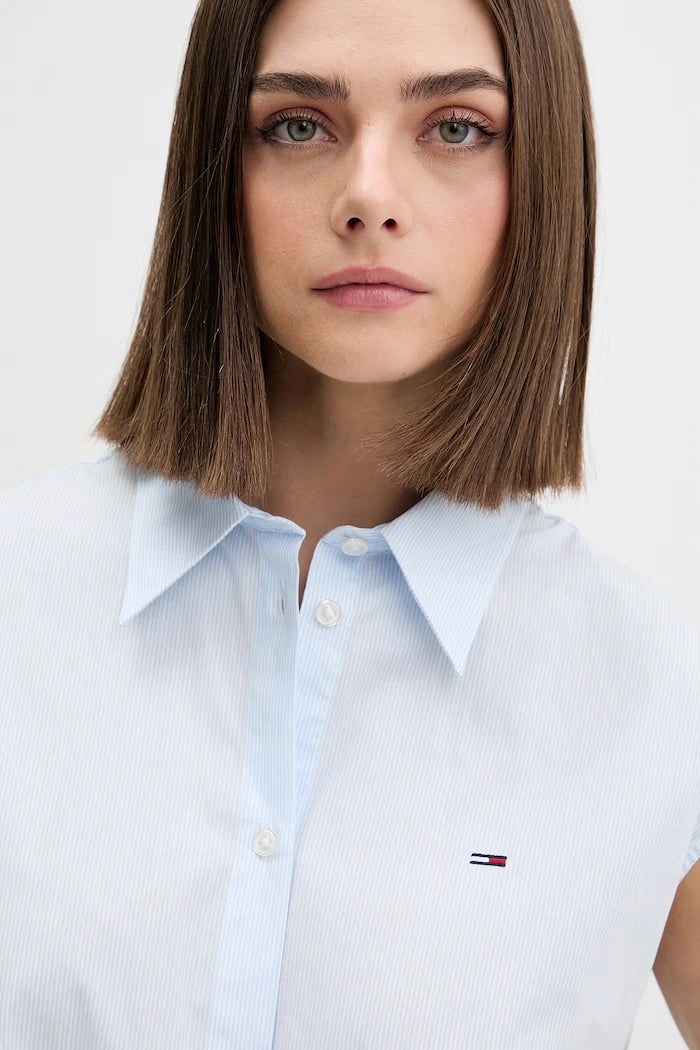 Tommy Jeans риза дамска от памук
