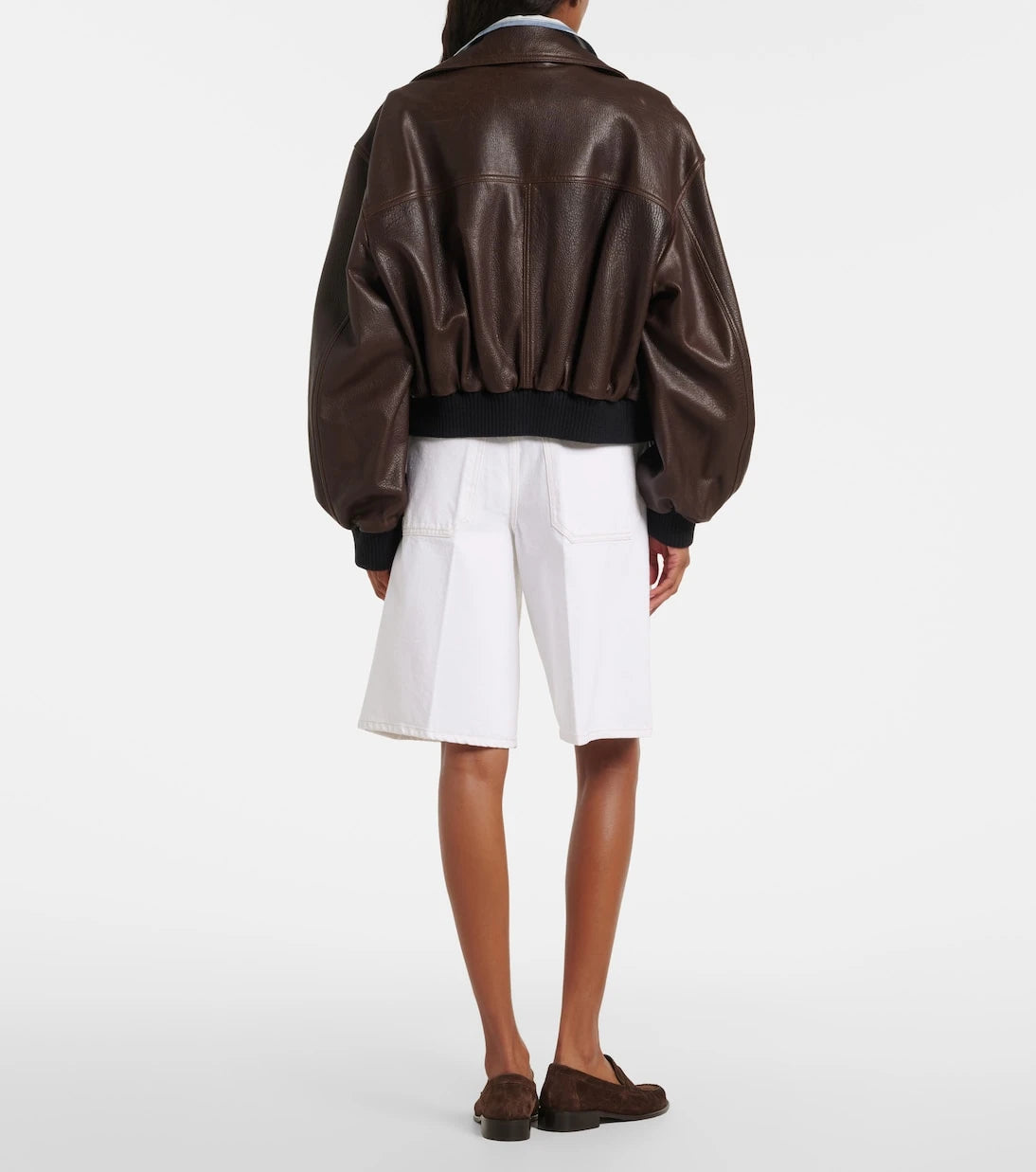 Agolde - Nolan denim Bermuda shorts
