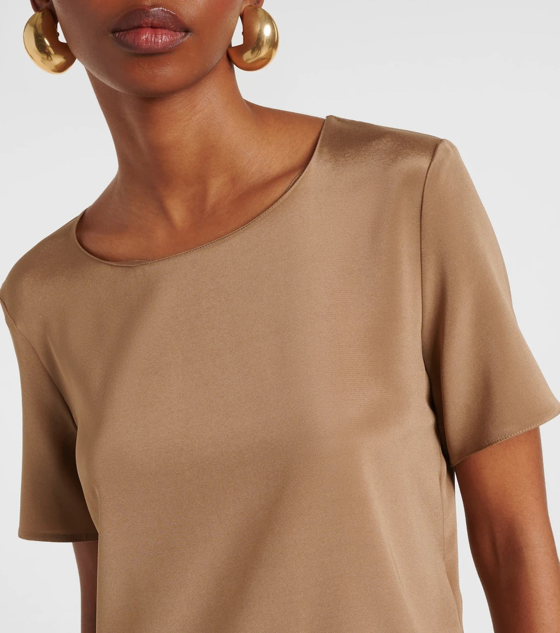Max Mara - Aris silk-blend T-shirt