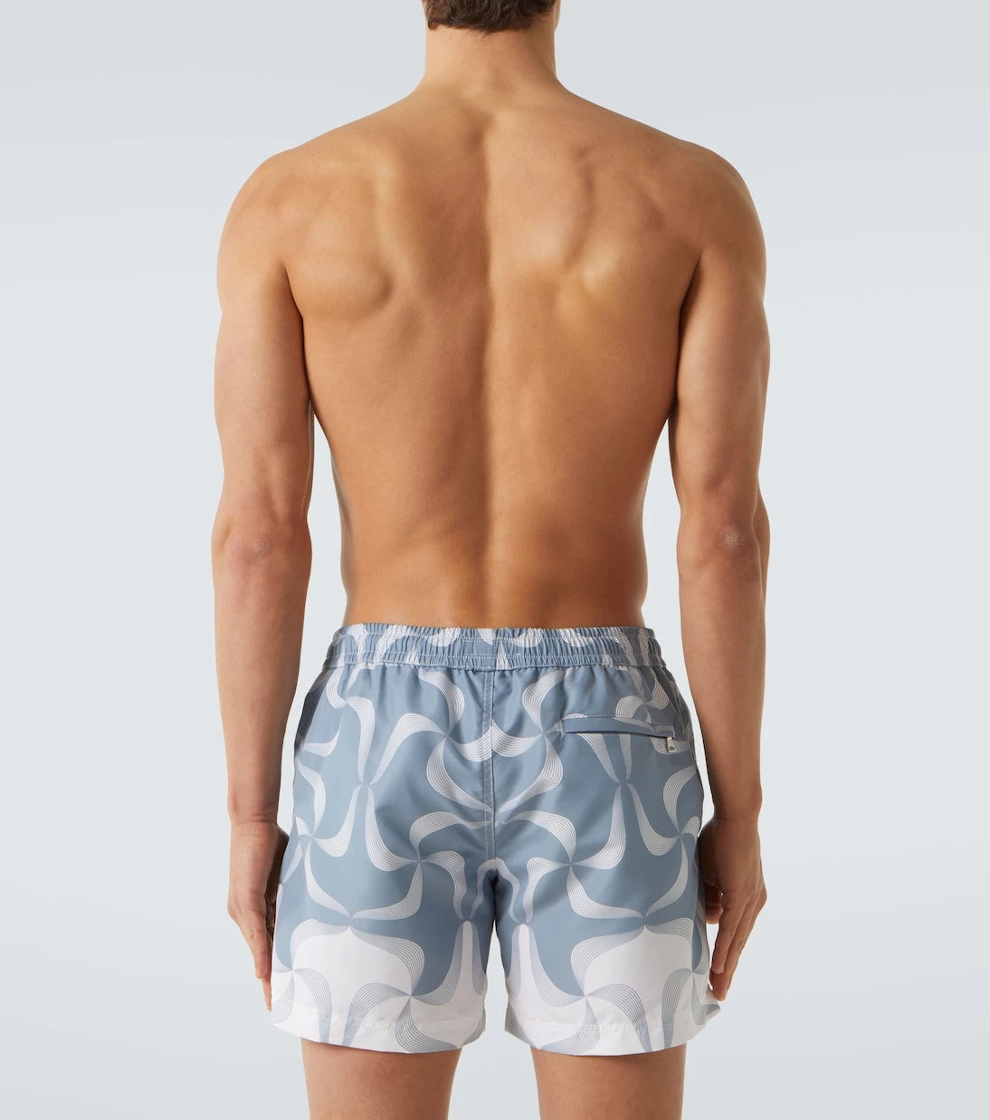 Commas - Mantra printed swim trunks